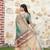 Multicolor pure cotton printed printed saree with blouses