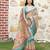 Multicolor pure cotton printed printed saree with blouses