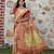 Red pure cotton printed printed saree with blouses