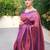 purple soft art silk banarasi jacuard work designer party wear saree with unstitched blouse piece