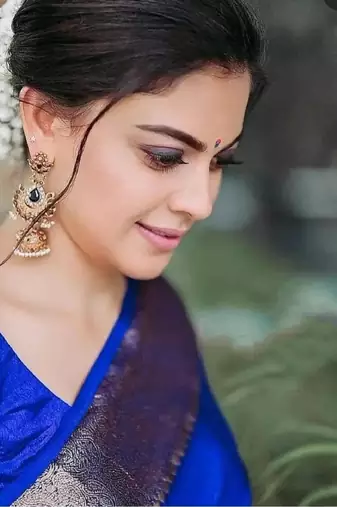 Royal blue  soft silk blend banarasi jacuard work designer party wear saree with unstitched blouse piece