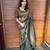 green soft art silk banarasi jacuard work designer party wear saree with unstitched blouse piece