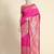 Pink soft silk blend banarasi jacuard work designer party wear saree with unstitched blouse piece