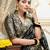 black soft art silk banarasi jacuard work designer party wear saree with unstitched blouse piece