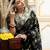 black soft art silk banarasi jacuard work designer party wear saree with unstitched blouse piece