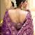 purplr  soft art silk banarasi jacuard work designer party wear saree with unstitched blouse piece