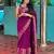 wine  soft art silk banarasi jacuard work designer party wear saree with unstitched blouse piece