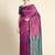 purple rama  soft art silk banarasi jacuard work designer party wear saree with unstitched blouse piece