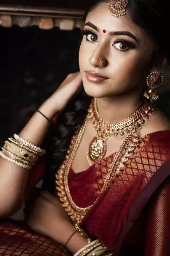maroon soft art silk banarasi jacuard work designer party wear saree with unstitched blouse piece