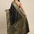 black soft art silk banarasi jacuard work designer party wear saree with unstitched blouse piece