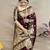 maroon soft art silk banarasi jacuard work designer party wear saree with unstitched blouse piece