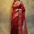 maroon soft art silk banarasi jacuard work designer party wear saree with unstitched blouse piece
