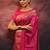  pink soft art silk banarasi jacuard work designer party wear saree with unstitched blouse piece