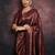 maroon soft art silk banarasi jacuard work designer party wear saree with unstitched blouse piece