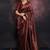 maroon soft art silk banarasi jacuard work designer party wear saree with unstitched blouse piece
