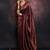 maroon soft art silk banarasi jacuard work designer party wear saree with unstitched blouse piece