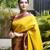 mustard maroon soft art silk banarasi jacuard work designer party wear saree with unstitched blouse piece