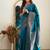 morpich soft art silk banarasi jacuard work designer party wear saree with unstitched blouse piece