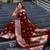 maroon  soft art silk banarasi jacuard work designer party wear saree with unstitched blouse piece
