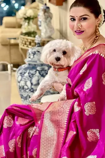  pink soft art silk banarasi jacuard work designer party wear saree with unstitched blouse piece