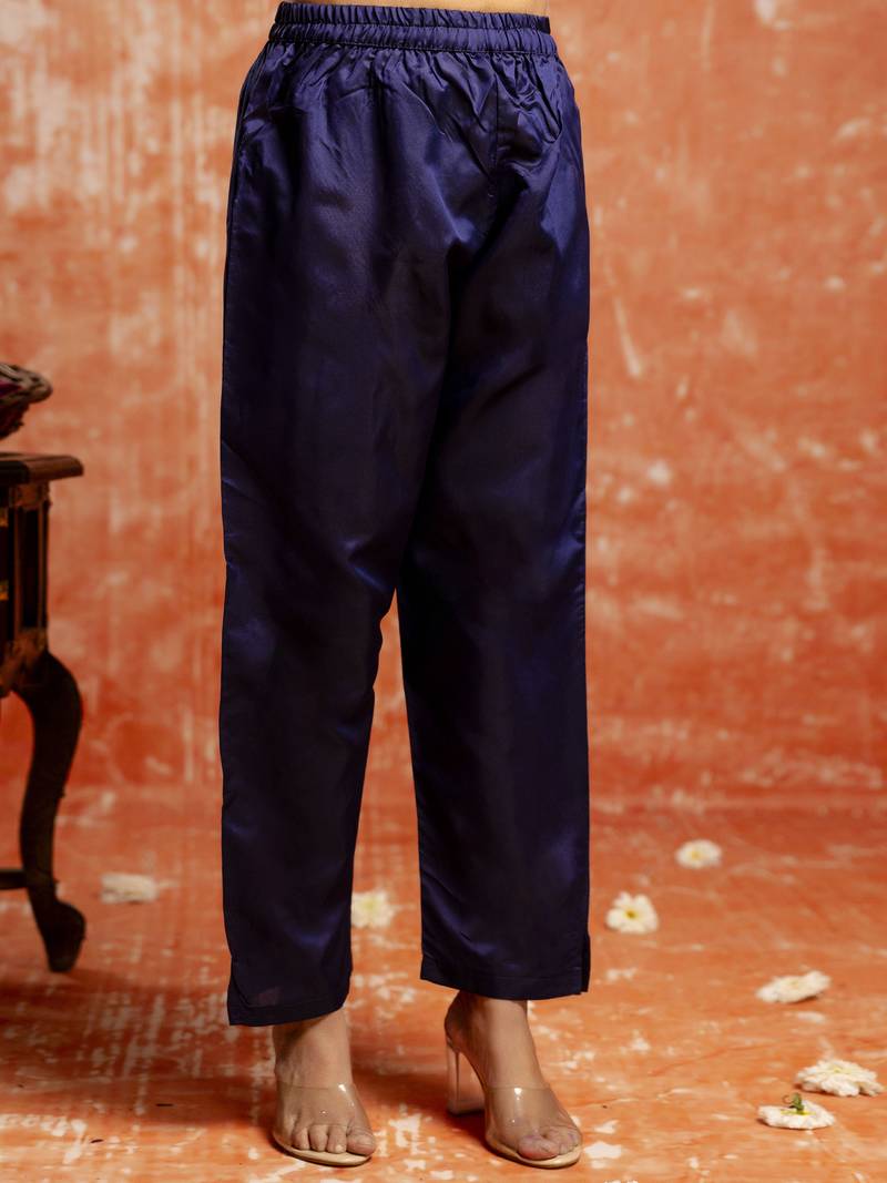 Blue women kurta pant dupatta set