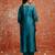 Green women kurta pant dupatta set