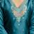 Green women kurta pant dupatta set