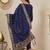 Blue women kurta pant dupatta set
