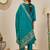 Light blue women kurta pant dupatta set