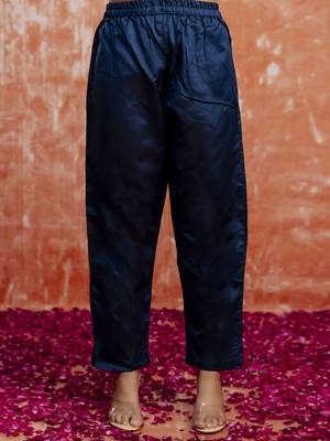 Blue women kurta pant dupatta set 4