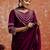 Purple women kurta pant dupatta set