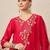 Pink women kurta pant dupatta set
