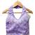 Lavender & offwhite embriodered polyester top with dhoti ethnic wear