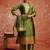 Green women kurta pant dupatta set