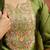 Green women kurta pant dupatta set