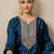 Blue women kurta pant dupatta set