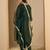 Green women kurta pant dupatta set