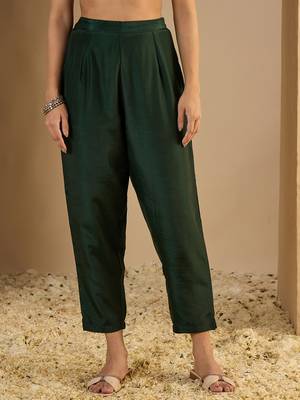 Green women kurta pant dupatta set 4