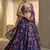 Purple Tabby silk Printed Lehenga Choli with Sequins and stone Work