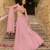 Eilara Women's Faux Georgette Pastel Pink Lehenga Choli