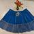  Royal Blue Faux Georgette Designer Lehenga Choli