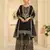  black georgette sharara suit for women