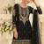  black georgette sharara suit for women