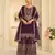  purple georgette sharara suit for women