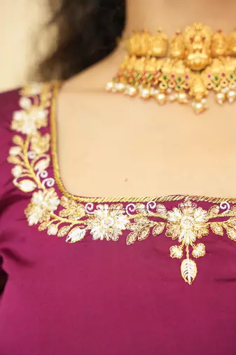 Beautiful South Indian Style Semi-Stitched Half Saree with Embroidered Blouse and Rangoli Dupatta for Women