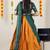 Beautiful South Indian Style Semi-Stitched Half Saree with Embroidered Blouse and Rangoli Dupatta for Women