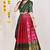 Beautiful South Indian Style Semi-Stitched Half Saree with Embroidered Blouse and Rangoli Dupatta for Women