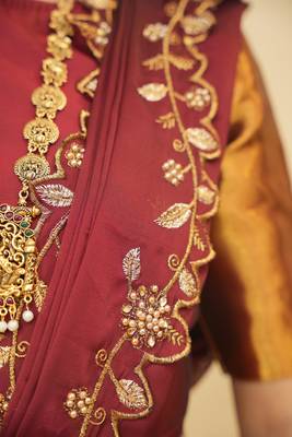 Beautiful South Indian Style Semi-Stitched Half Saree with Blouse and Rangoli Dupatta for Women 3