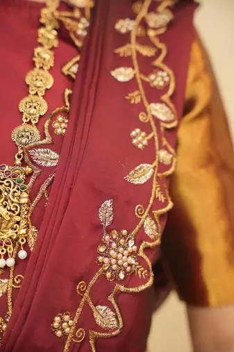 Beautiful South Indian Style Semi-Stitched Half Saree with Blouse and Rangoli Dupatta for Women