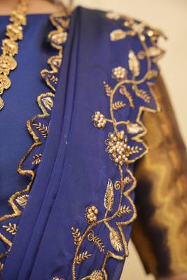 Beautiful South Indian Style Semi-Stitched Half Saree with Blouse and Rangoli Dupatta for Women 3